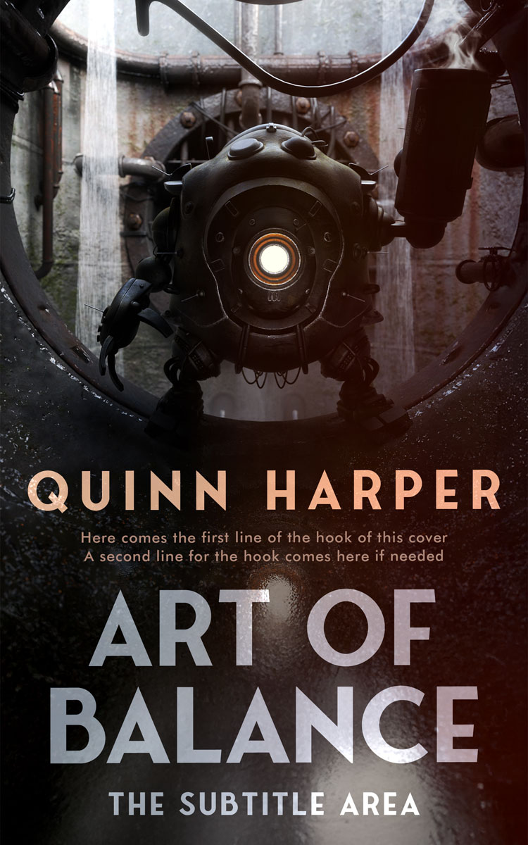 2D view of Premade Science Fiction Book Cover - Gondola