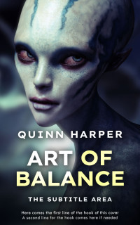 2D view of Premade Science Fiction Book Cover - Pale Leaf