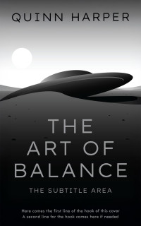 2D view of Premade Science Fiction Book Cover - Silver Sand