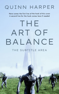 2D view of Premade Science Fiction Book Cover - Tropical Blue