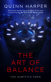 2D view of Premade Science Fiction Book Cover - Ebony