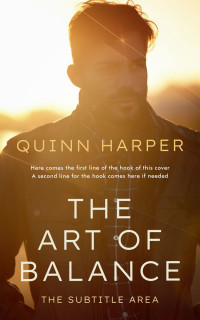 2D view of Premade Literary Fiction Book Cover - Sepia