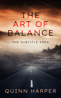 2D view of Premade Mystery & Thriller & Suspense Book Cover - Calico