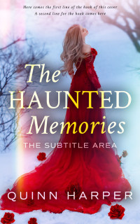 2D view of Premade Mystery & Thriller & Suspense Book Cover - Blue Haze