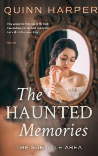 2D view of Premade Romance Book Cover - Taupe