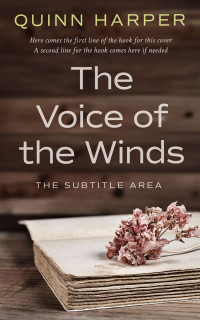 2D view of Premade Literary Fiction Book Cover - English Walnut