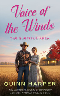 2D view of Premade Romance Book Cover - Silver Sand