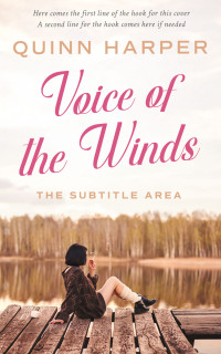 2D view of Premade Teen & Young Adult Book Cover - White Linen