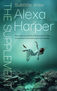 2D view of Premade Surreal Book Cover - Viridian