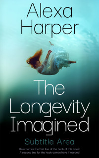 2D view of Premade Surreal Book Cover - Blizzard Blue