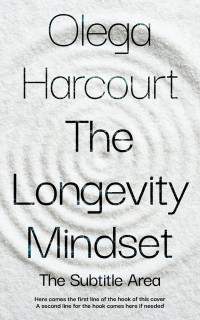 2D view of Premade Health & Mind & Body Book Cover - Black Haze