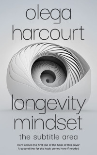 2D view of Premade Surreal Book Cover - French Gray