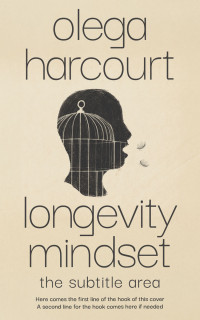 2D view of Premade Surreal Book Cover - Double Spanish White