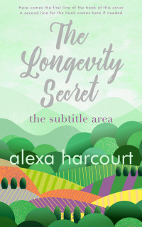 2D view of Premade Nature Book Cover - Sea Green