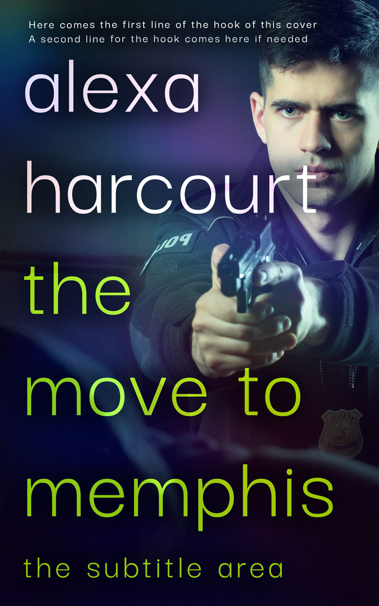 2D view of Premade Mystery & Thriller & Suspense Book Cover - Mirage