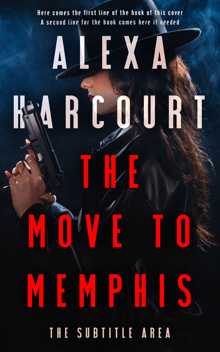 2D view of Premade Mystery & Thriller & Suspense Book Cover - Bunker #35737 | BookCoverZone