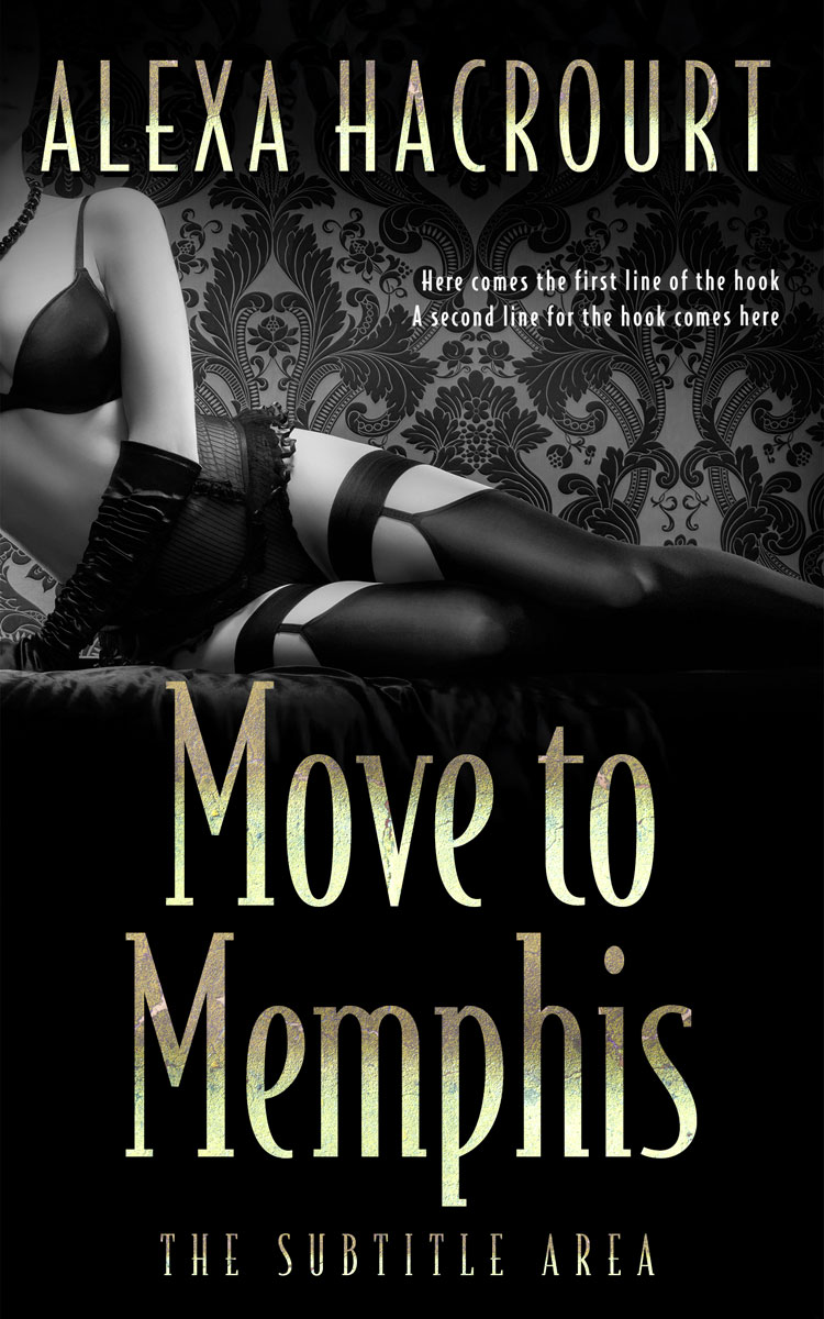 2D view of Premade Erotica Book Cover - Bison Hide