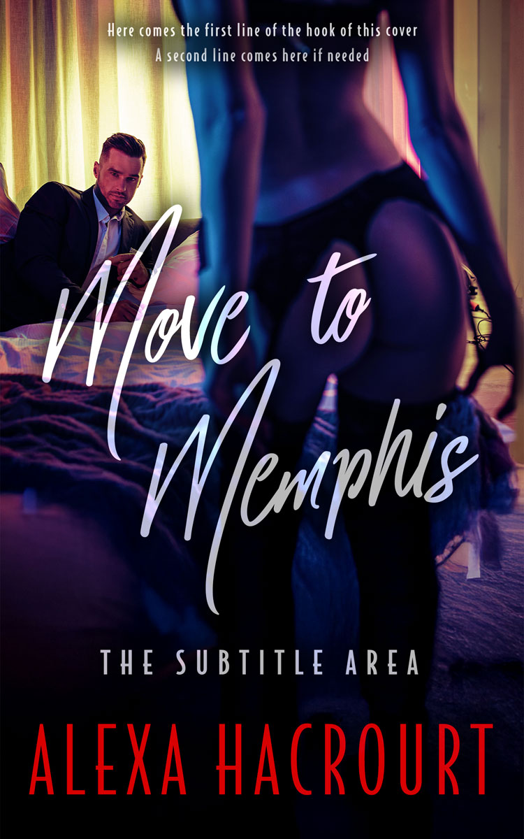 2D view of Premade Erotica Book Cover - Oriental Pink