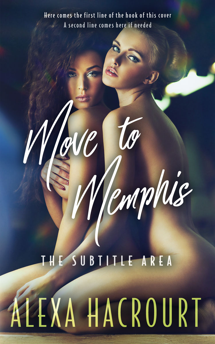 2D view of Premade Erotica Book Cover - Ebony Clay