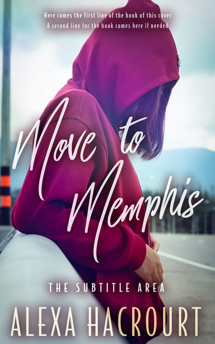 2D view of Premade Teen & Young Adult Book Cover - Silver Sand