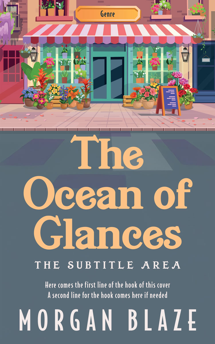 2D view of Premade Literary Fiction Book Cover - Nevada