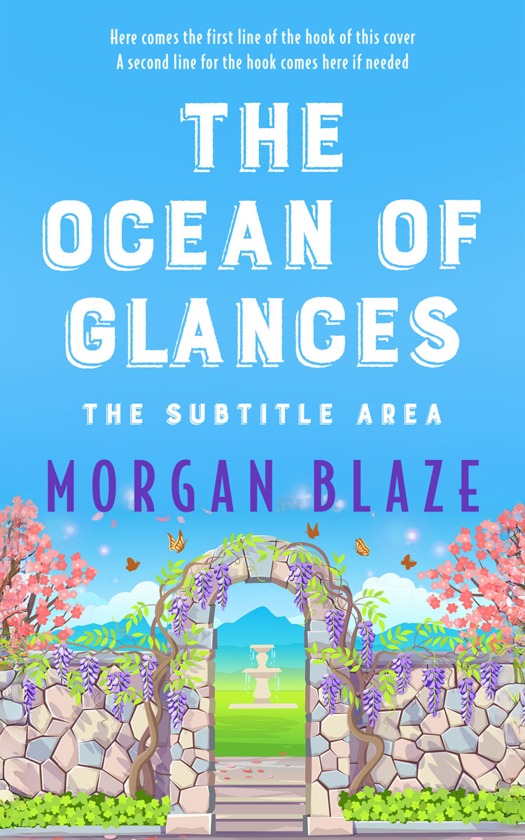 2D view of Premade Literary Fiction Book Cover - Malibu