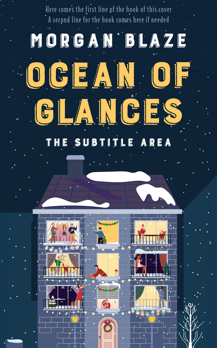 2D view of Premade Romance Book Cover - Big Stone