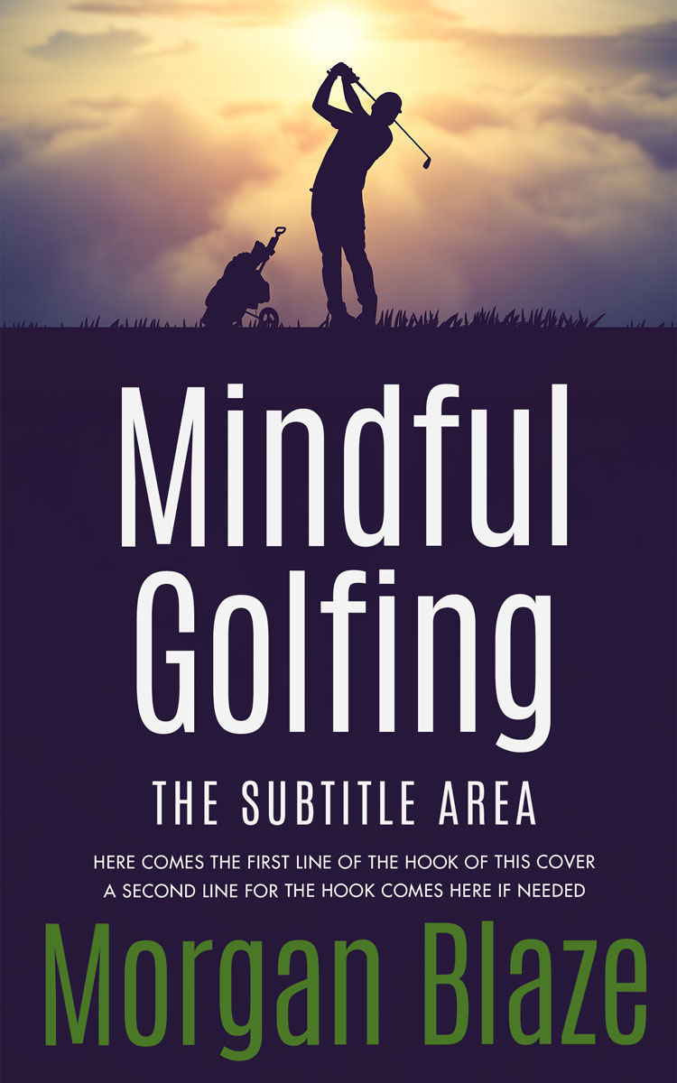 2D view of Premade Sports & Fitness Book Cover - Sapling