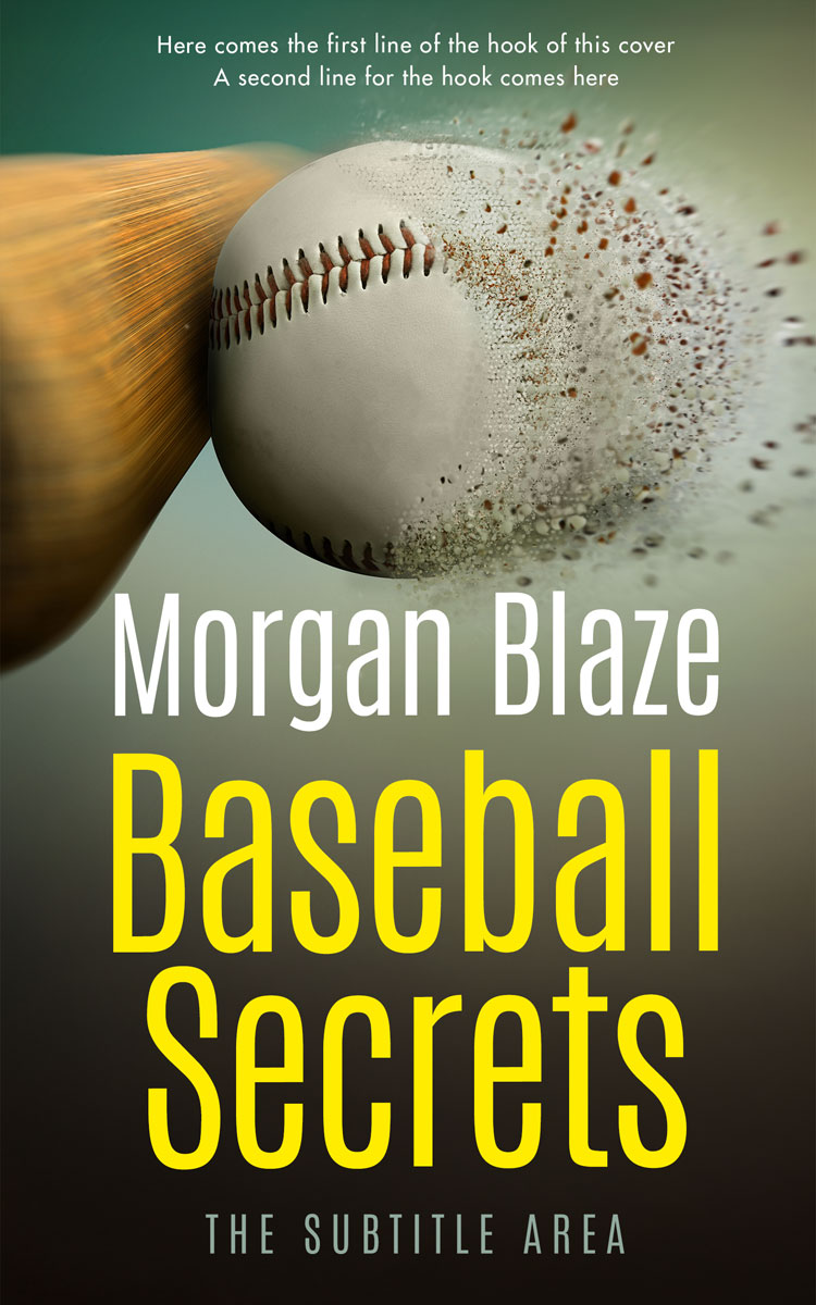 2D view of Premade Sports & Fitness Book Cover - Kelp