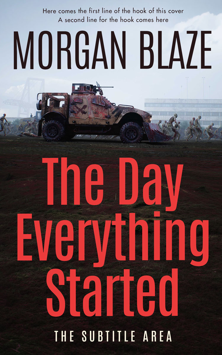 2D view of Cocoa Brown #35813 - Premade Apocalyptica Book Cover | BookCoverZone*