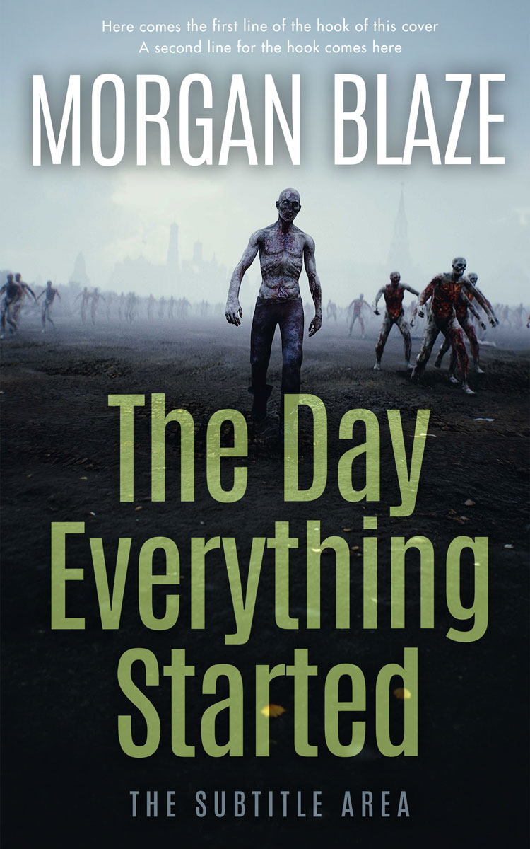 2D view of Premade Apocalyptica Book Cover - Tiara