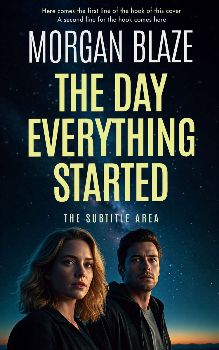 2D view of Deco #35831 - Premade Science Fiction Book Cover | BookCoverZone*