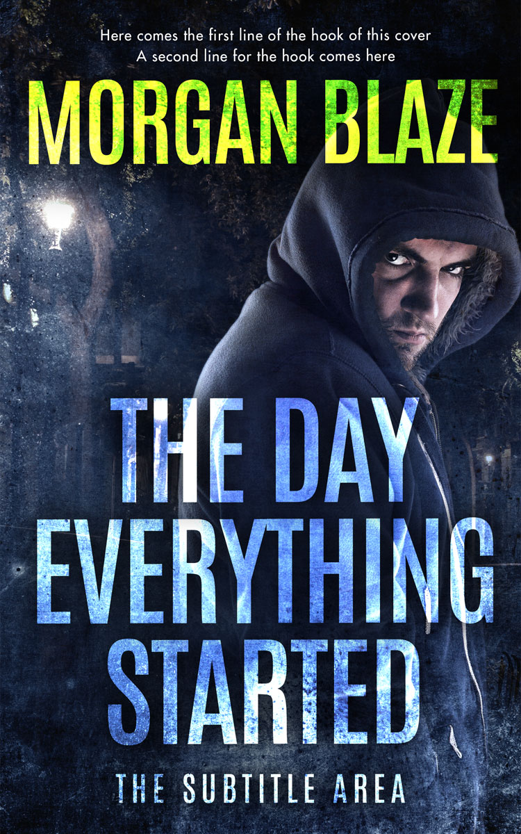 2D view of Premade Mystery & Thriller & Suspense Book Cover - Mirage