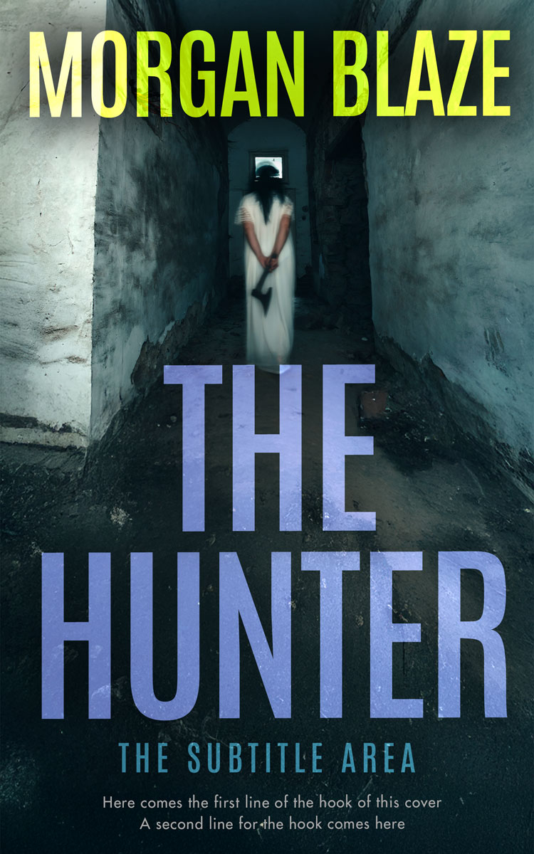 2D view of Premade Horror Book Cover - Timber Green