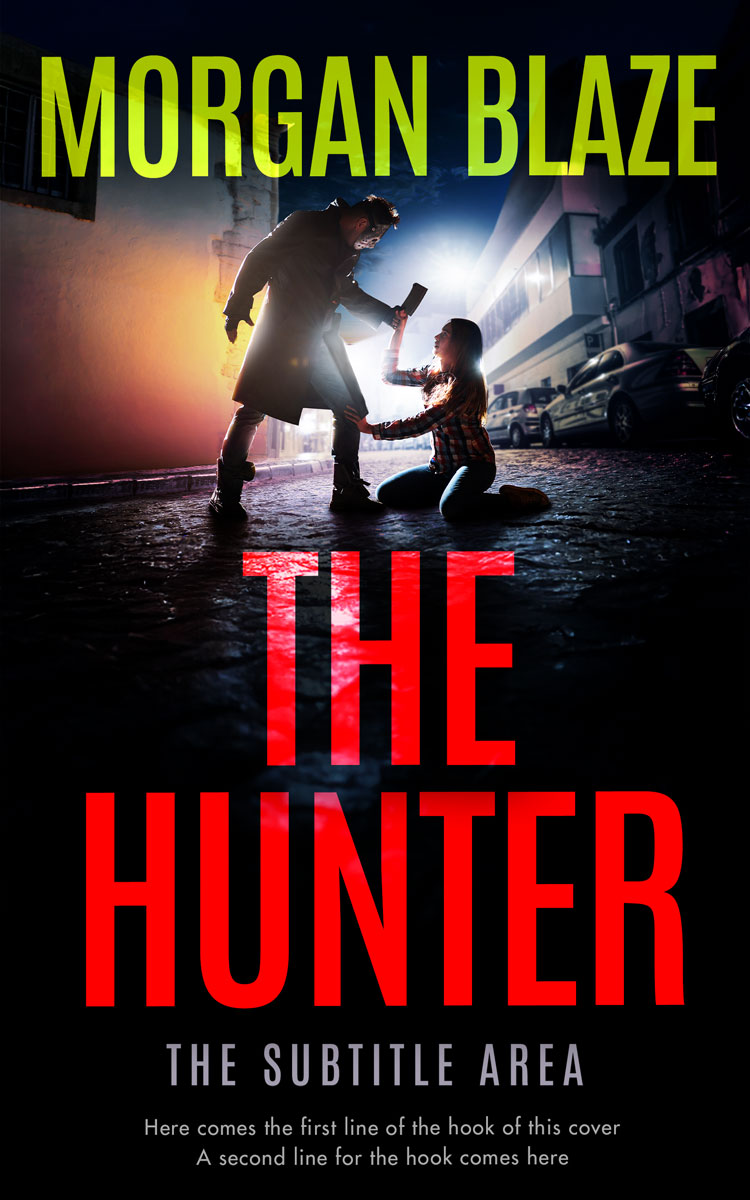 2D view of Premade Horror Book Cover - Woodsmoke