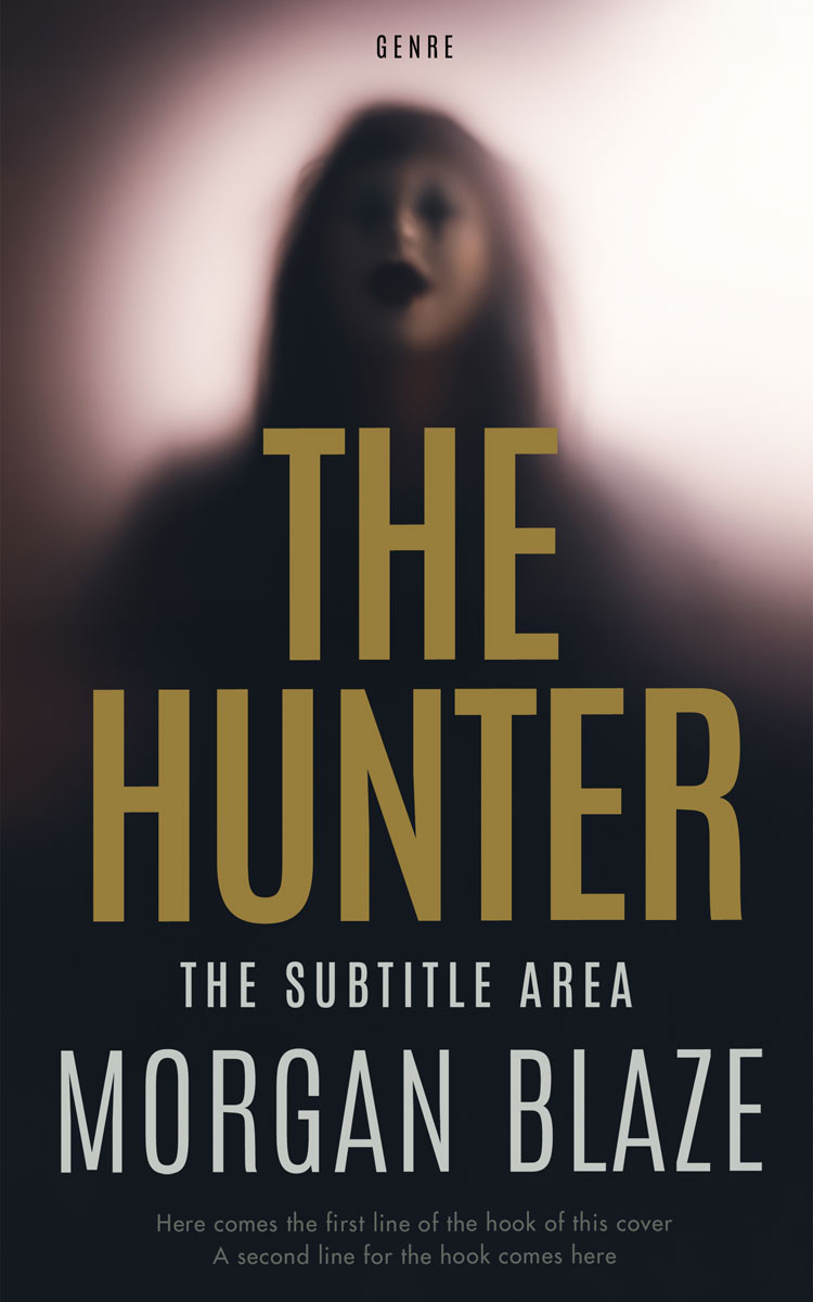 2D view of Premade Horror Book Cover - Thunder