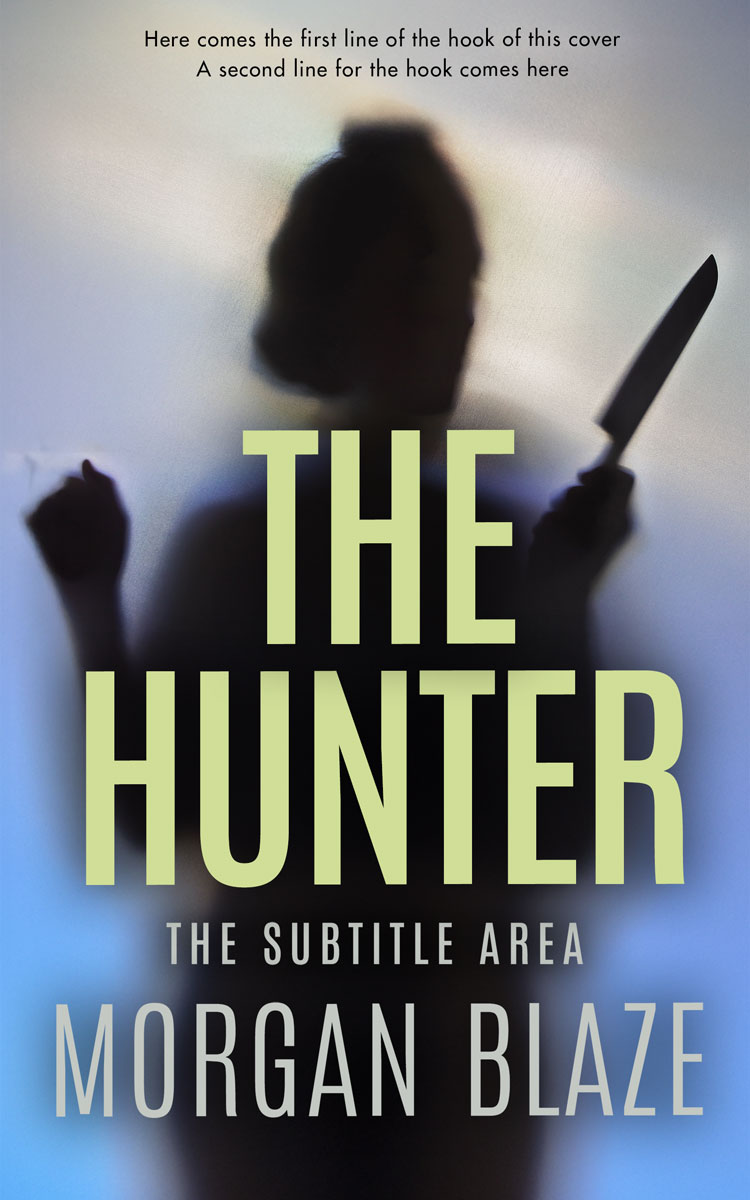 2D view of Premade Mystery & Thriller & Suspense Book Cover - Hit Gray