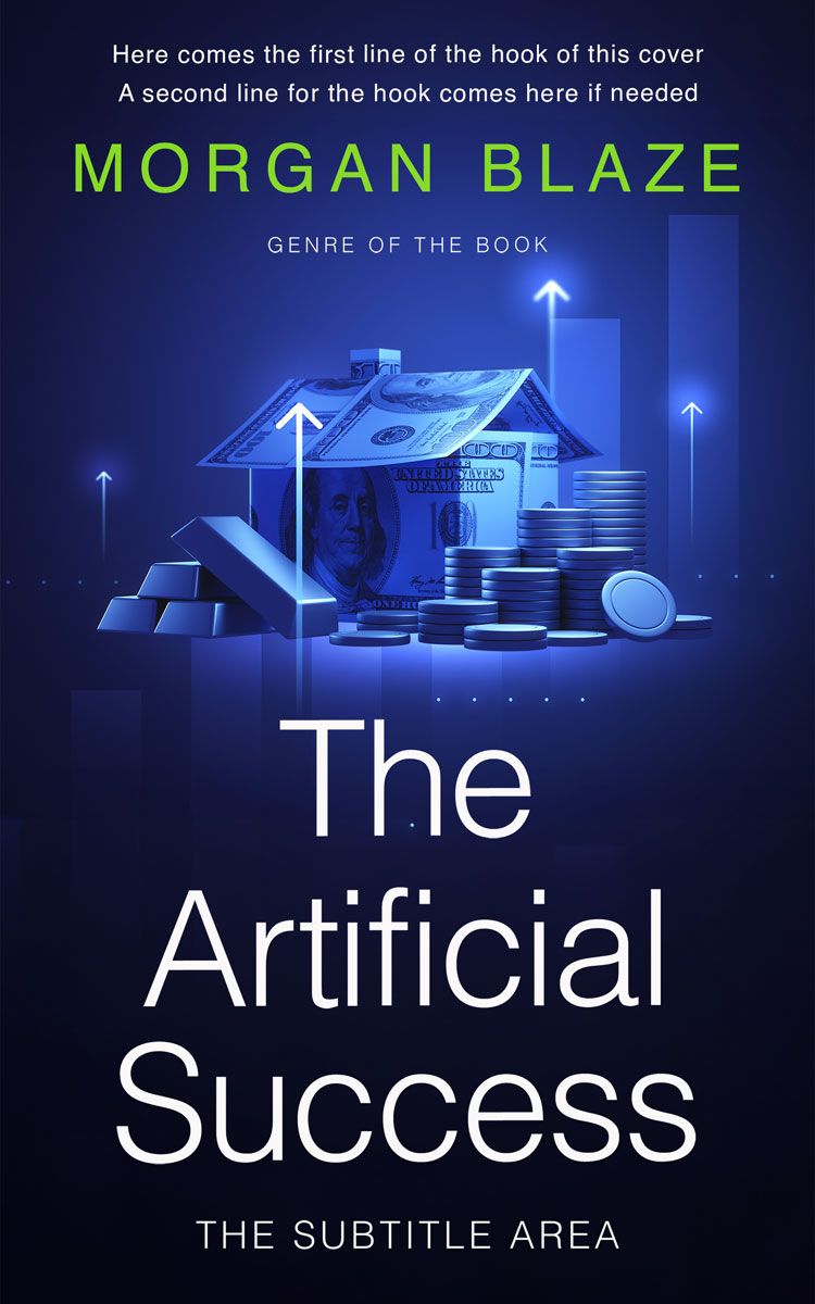 2D view of Premade Business Book Cover - Haiti