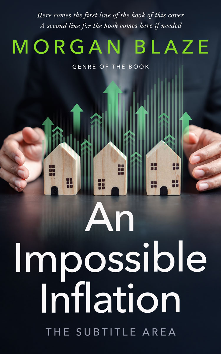 2D view of Premade Business Book Cover - Ebony Clay