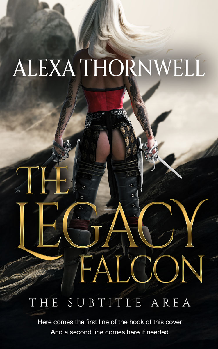 2D view of Custom & Premade Fantasy Book Cover - Soft Amber #35927 | BookCoverZone*