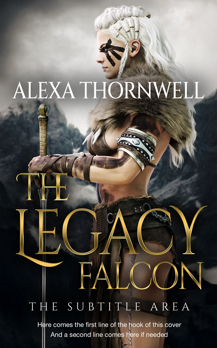 2D view of Custom & Premade Fantasy Book Cover - Sisal #35930 | BookCoverZone*