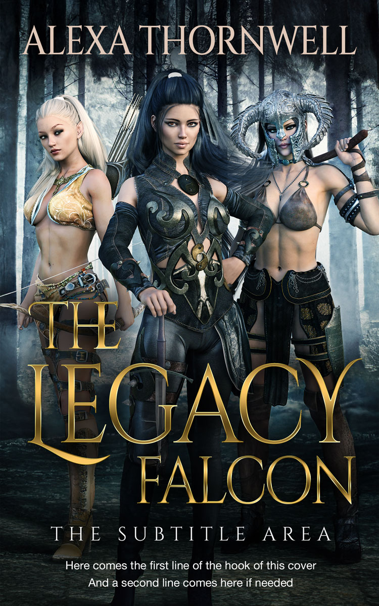 2D view of Custom & Premade Fantasy Book Cover - Coral Reef #35934 | BookCoverZone*