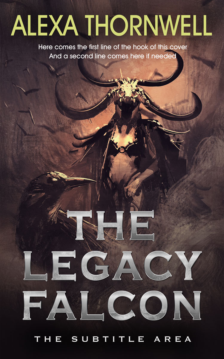 2D view of Custom & Premade Fantasy Book Cover - Thunder #35943 | BookCoverZone*