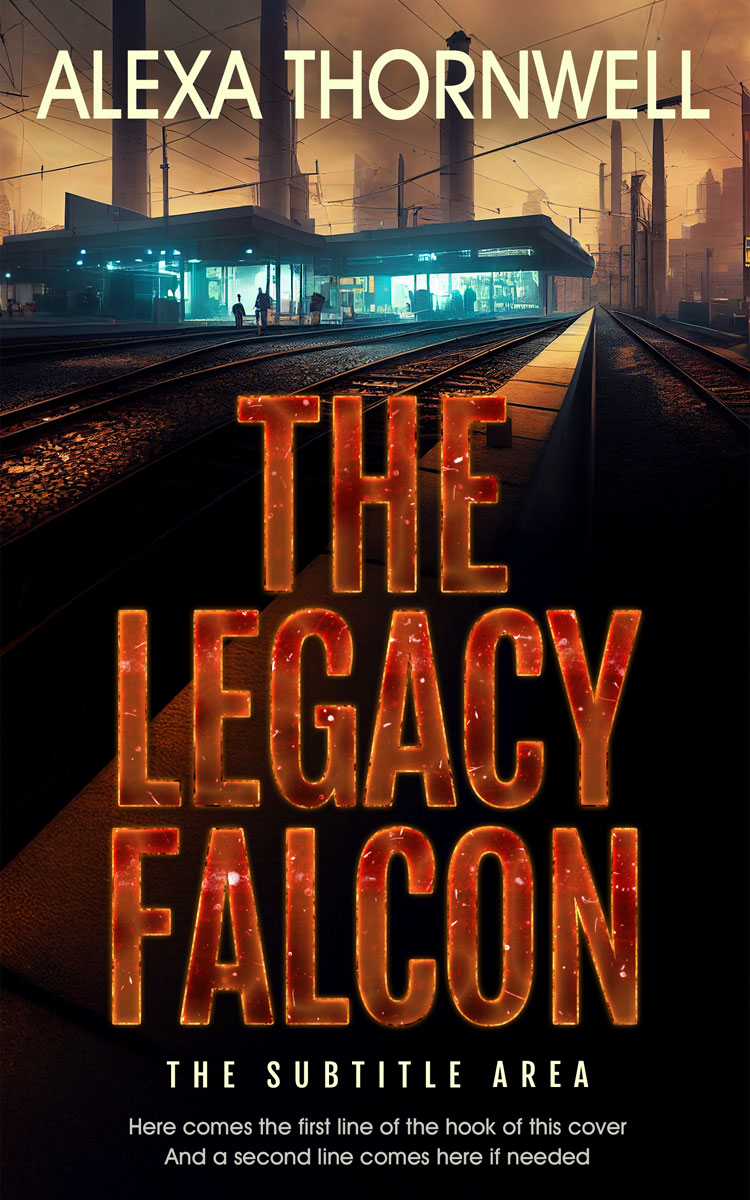 2D view of Custom & Premade  Book Cover - Antique Brass #35966 | BookCoverZone*