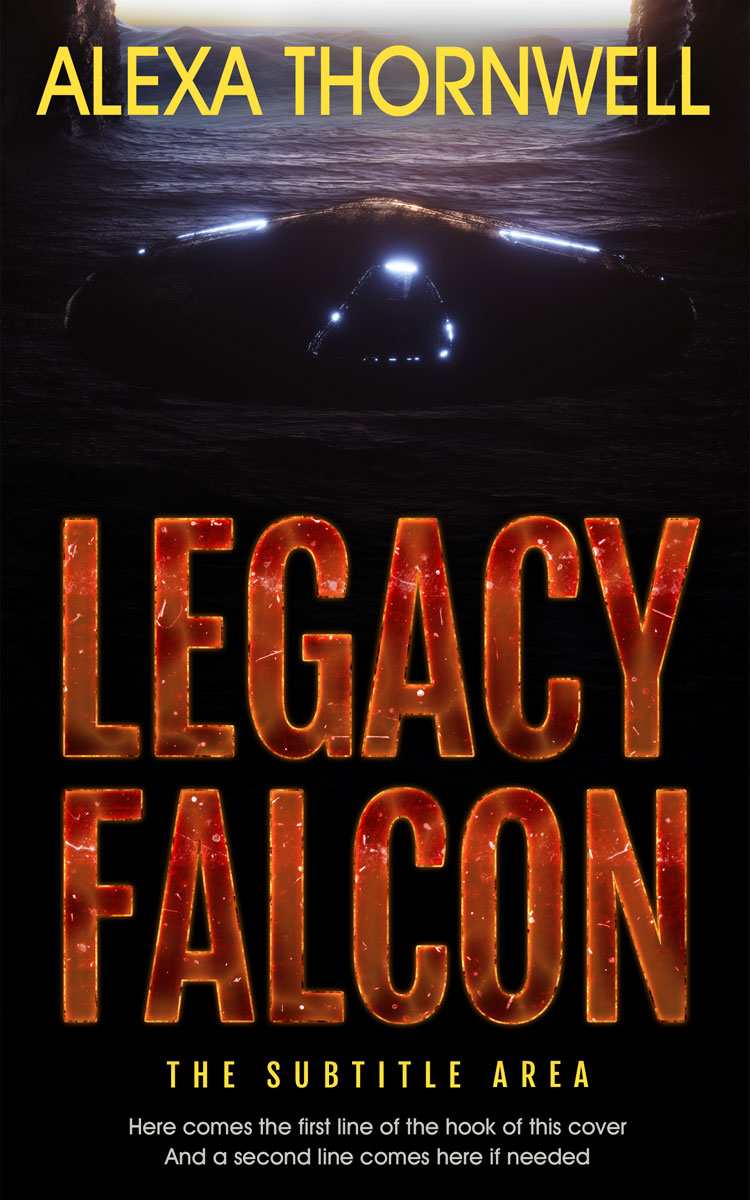 2D view of Custom & Premade  Book Cover - Brown Rust #35971 | BookCoverZone*