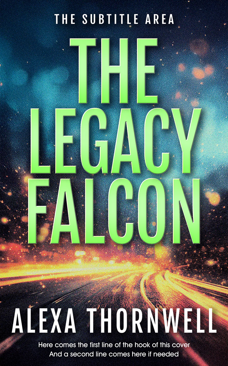 2D view of Premade Action & Adventure Book Cover - Pine Glade #35990 | BookCoverZone*