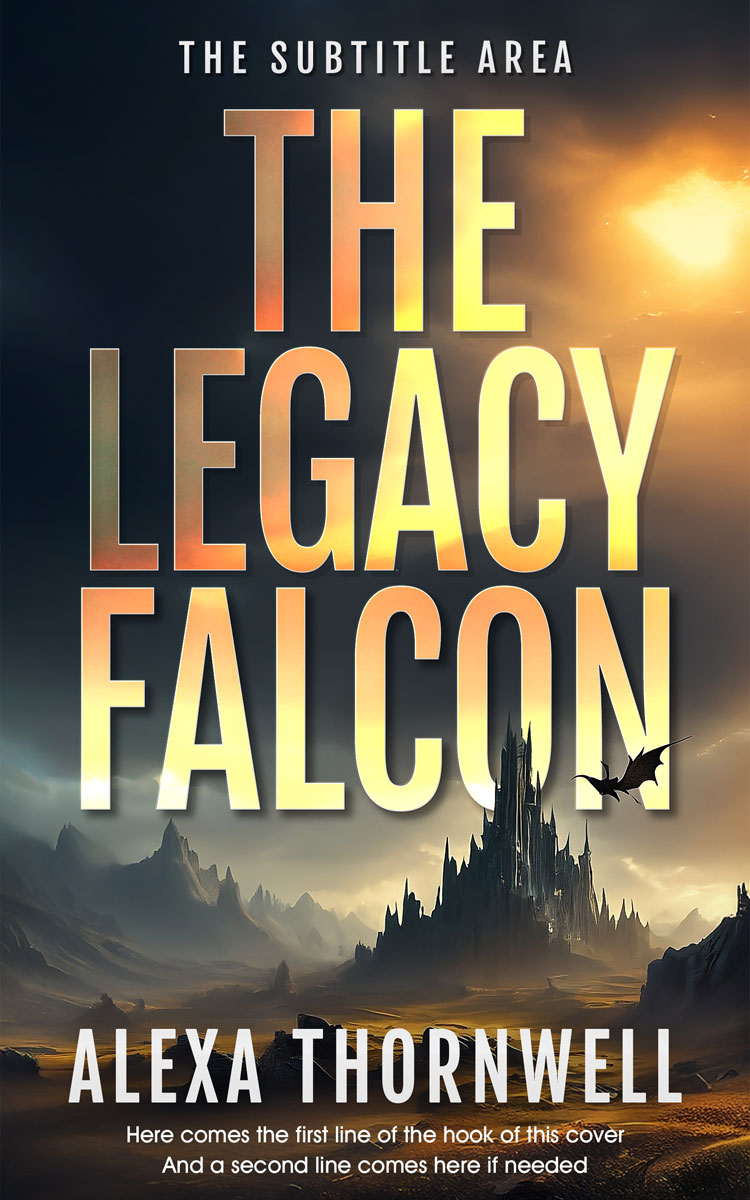 2D view of Premade Fantasy Book Cover - Putty #35997 | BookCoverZone*