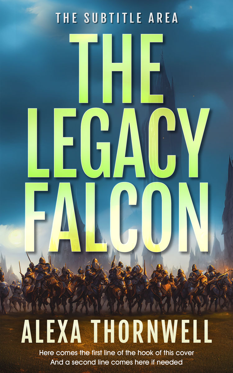 2D view of Premade Fantasy Book Cover - Casal #35998 | BookCoverZone*