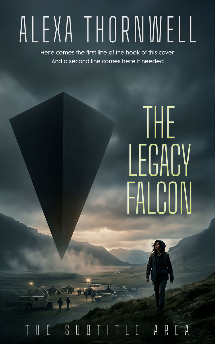 2D view of Premade Science Fiction Book Cover - Outer Space #36017 | BookCoverZone*