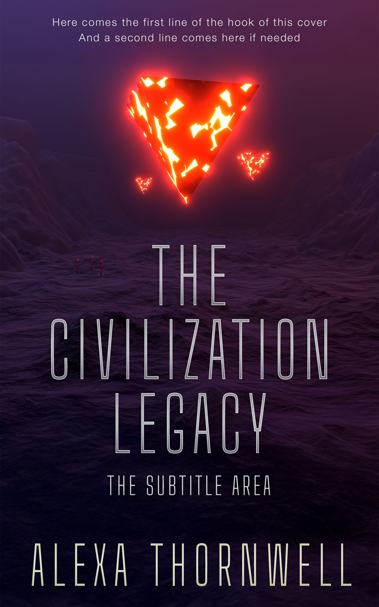 2D view of Premade Science Fiction Book Cover - Revolver #36024 | BookCoverZone*